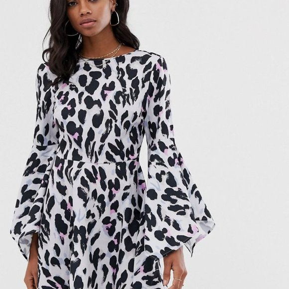 ASOS LEOPARD DRESS - Picture 1 of 10